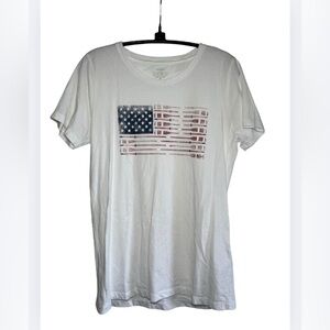J. Crew White Collector Tee